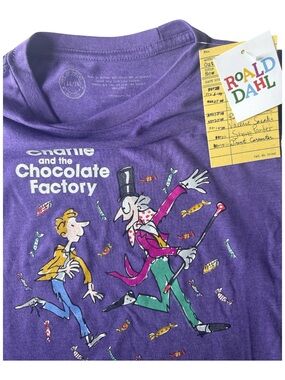 Charlie and the Chocolate Factory Graphic Tee Roald Dahl Out of Print